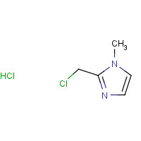 78667-04-6 2-(CHLOROMETHYL)-1-METHYL-1H-IMIDAZOLE HYDROCHLORIDE chemical structure