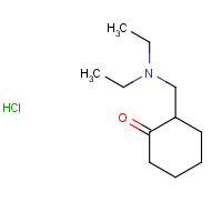 37408-85-8 2-[(DIETHYLAMINO)METHYL]CYCLOHEXANONE HYDROCHLORIDE chemical structure