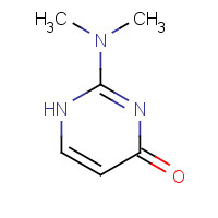 1635-28-5 2-(DIMETHYLAMINO)-4(1H)-PYRIMIDINONE chemical structure