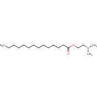 43016-78-0 2-(dimethylamino)ethyl myristate chemical structure