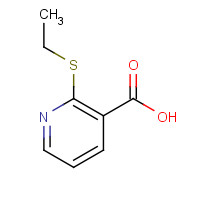 27868-76-4 2-(ETHYLTHIO)NICOTINIC ACID chemical structure