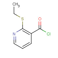 123116-01-8 2-(ETHYLTHIO)NICOTINOYL CHLORIDE chemical structure
