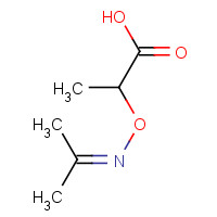 5001-36-5 2-(ISOPROPYLIDENEAMINOOXY)PROPIONIC ACID chemical structure