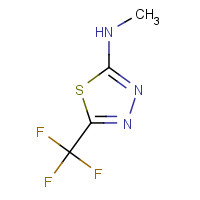 25366-22-7 2-(METHYLAMINO)-5-(TRIFLUOROMETHYL)-1,3,4-THIADIAZOLE chemical structure