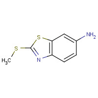 25706-29-0 2-(METHYLTHIO)-1,3-BENZOTHIAZOL-6-AMINE chemical structure