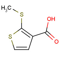 71154-30-8 2-(METHYLSULFANYL)THIOPHENE-3-CARBOXYLIC ACID chemical structure