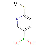 321438-86-2 2-(METHYLTHIO)-5-PYRIDINYL-BORONIC ACID chemical structure