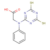 175161-86-1 2-(N-CARBOXYMETHYL-N-PHENYL)AMINO-4,6-DIMERCAPTO-1,3,5-TRIAZINE chemical structure