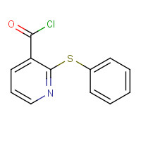 165249-92-3 2-(PHENYLTHIO)PYRIDINE-3-CARBONYL CHLORIDE chemical structure