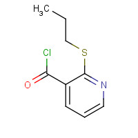 175135-24-7 2-(PROPYLTHIO)PYRIDINE-3-CARBONYL CHLORIDE chemical structure