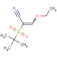 175201-67-9 2-(TERT-BUTYLSULFONYL)-3-ETHOXYACRYLONITRILE chemical structure
