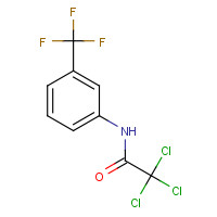 1939-29-3 2,2,2-TRICHLORO-3'-TRIFLUOROMETHYLACETANILIDE chemical structure