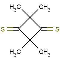 10181-56-3 2,2,4,4-TETRAMETHYL-1,3-CYCLOBUTANEDITHIONE chemical structure