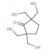 3322-70-1 2,2,5,5-TETRAKIS(HYDROXYMETHYL)CYCLOPENTANONE chemical structure