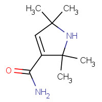 19805-75-5 2,2,5,5-TETRAMETHYL-3-PYRROLINE-3-CARBOXAMIDE chemical structure