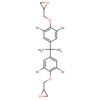 3072-84-2 TETRABROMOBISPHENOL A DIGLYCIDYL ETHER chemical structure