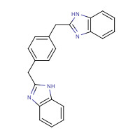 53193-44-5 2,2'-[1,4-PHENYLENEBIS(METHYLENE)]BIS-1H-BENZOIMIDAZOLE chemical structure