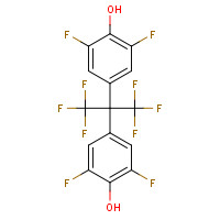 114611-30-2 2,2-BIS(3,5-DIFLUORO-4-HYDROXYPHENYL)HEXAFLUOROPROPANE chemical structure