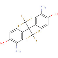 83558-87-6 2,2-Bis(3-amino-4-hydroxyphenyl)hexafluoropropane chemical structure