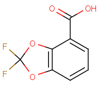126120-85-2 2,2-Difluoro-1,3-benzodioxole-4-carboxylic acid chemical structure