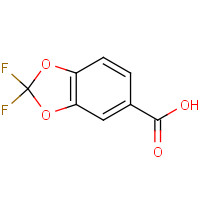 656-46-2 2,2-Difluorobenzodioxole-5-carboxylic acid chemical structure