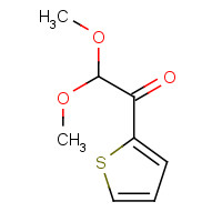 127256-00-2 2,2-Dimethoxy-1-(2-thienyl)ethanone chemical structure