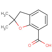 42327-95-7 2,2-DIMETHYL-2,3-DIHYDRO-1-BENZOFURAN-7-CARBOXYLIC ACID chemical structure