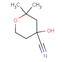 5270-55-3 2,2-Dimethyl-4-cyanotetrahydropyran-4-ol chemical structure