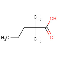 1185-39-3 2,2-DIMETHYLVALERIC ACID chemical structure