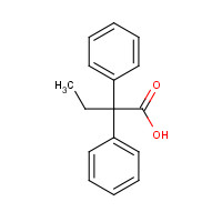 4226-57-7 2,2-diphenylbutyric acid chemical structure