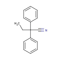 5558-68-9 2,2-diphenylbutyronitrile chemical structure