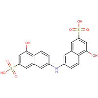 87-03-6 5,5'-Dihydroxy-2,2'-dinaphthylamine-7,7'-disulphonic acid chemical structure
