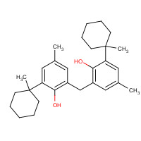 77-62-3 BIS[2-HYDROXY-5-METHYL-3-(1-METHYLCYCLOHEXYL)PHENYL]METHANE chemical structure