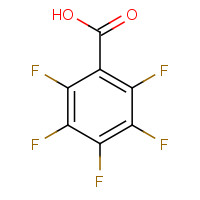 602-94-8 Pentafluorobenzoic acid chemical structure