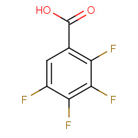 1201-31-6 2,3,4,5-Tetrafluorobenzoic acid chemical structure