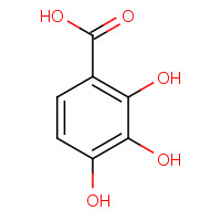 610-02-6 2,3,4-Trihydroxybenzoic acid chemical structure