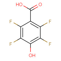 652-34-6 2,3,5,6-Tetrafluoro-4-hydroxy-benzoic acid chemical structure