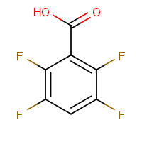 652-18-6 2,3,5,6-Tetrafluorobenzoic acid chemical structure