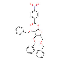 52522-49-3 2,3,5-tri-O-benzyl-1,0-(4-nitrobenzoyl)-D-arabinofuranose chemical structure