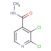 329794-24-3 2,3-Dichloro-N-methyl-4-pyridinecarboxamide chemical structure