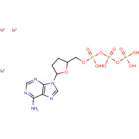 93939-70-9 2',3'-DIDEOXYADENOSINE-5'-TRIPHOSPHATE LITHIUM SALT chemical structure