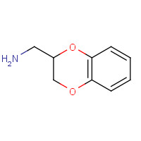 4442-59-5 2,3-DIHYDRO-1,4-BENZODIOXIN-2-YLMETHYLAMINE chemical structure