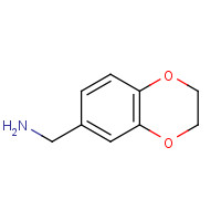 17413-10-4 2,3-DIHYDRO-1,4-BENZODIOXIN-6-YLMETHYLAMINE chemical structure