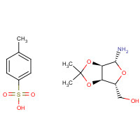 29836-10-0 2,3-O-ISOPROPYLIDENE-BETA-D-RIBOFURANOSYLAMINE P-TOLUENESULFONATE SALT chemical structure
