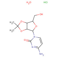 57977-73-8 2',3'-O-ISOPROPYLIDENECYTIDINE HYDROCHLORIDE chemical structure