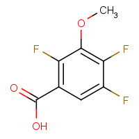 112811-65-1 2,4,5-Trifluoro-3-methoxybenzoic acid chemical structure