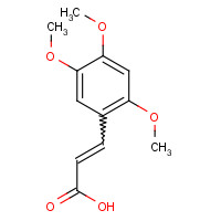 24160-53-0 trans-2,4,5-Trimethoxycinnamic acid chemical structure