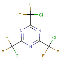 16617-00-8 2,4,6-TRIS(CHLORODIFLUOROMETHYL)-1,3,5-TRIAZINE chemical structure