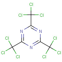 6542-67-2 2,4,6-TRIS(TRICHLOROMETHYL)-1,3,5-TRIAZINE chemical structure