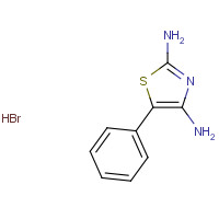 6020-54-8 2,4-DIAMINO-5-PHENYLTHIAZOLE MONOHYDROBROMIDE chemical structure